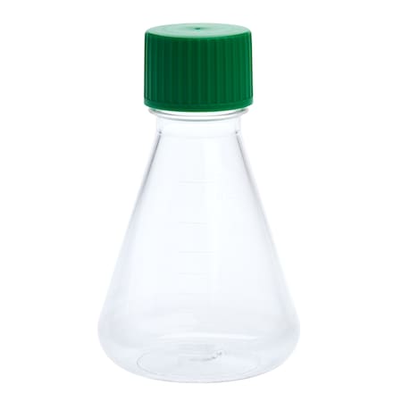 Celltreat Erlenmeyer Flask, Solid Cap, Plain Bottom, PETG, Sterile, 250mL, PK12 229804